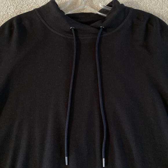 NWT Talbots Black Soft Knit Poncho Cape - Picture 3 of 7